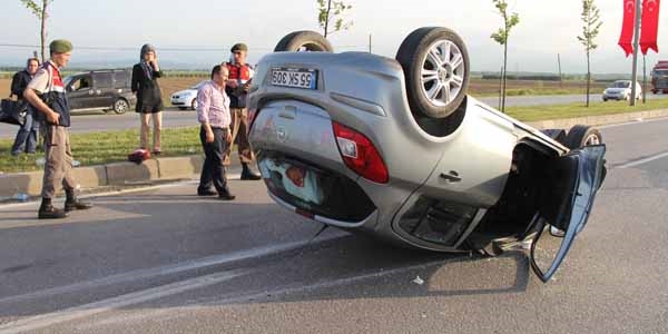Samsun'da trafik kazası: 6 yaralı