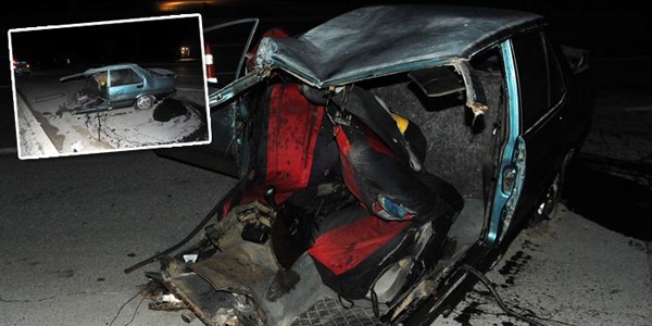 Afyonkarahisar'da trafik kazas�: 2 �l�