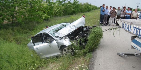 Konya'da trafik kazası: 1 ölü, 3 yaralı