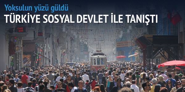 Türkiye sosyal devlet ile tanıştı