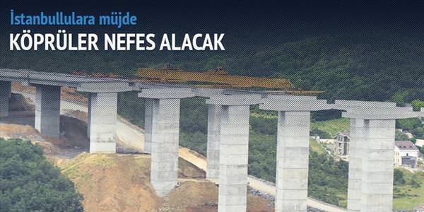 Kuzey marmara otoyolu ile köprüler nefes alacak