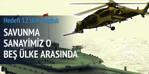 Savunma sanayisi 13 yılda büyüme rekoru kırdı