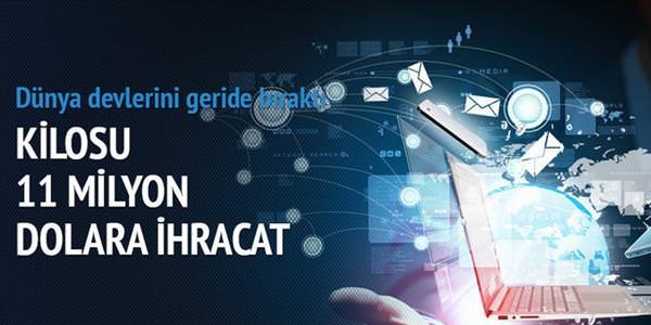 Kilosu 11 milyon $'a tekno ihracat