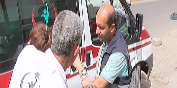 Yıkıma gelen 4 zabıtayı hastanelik ettiler!