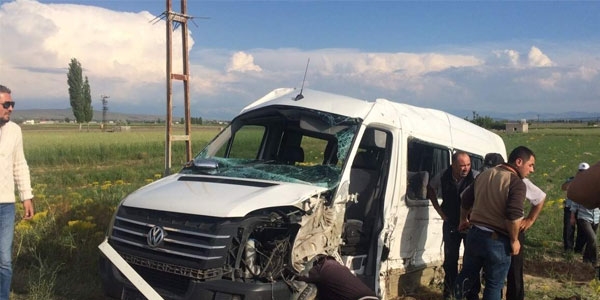 Nevehir'de trafik kazas: 12 yaral