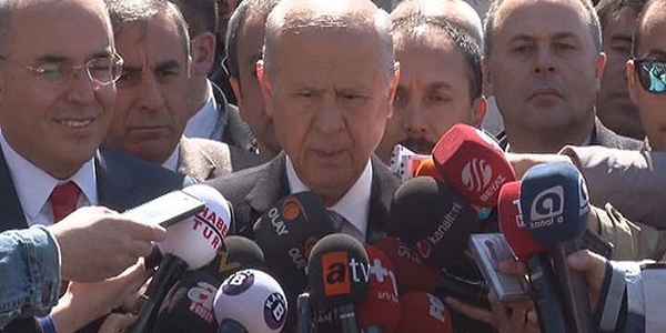 MHP Lideri Bah�eli oyunu Ankara'da kulland�