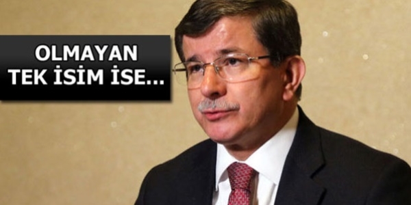 Başbakan Davutoğlu'nun A Takımı Meclis'te