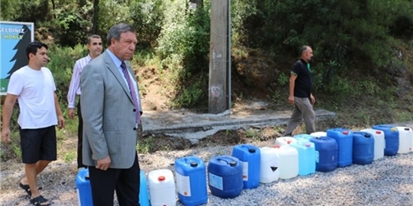 Orman yang�nlar�na 'bidon' �nlemi