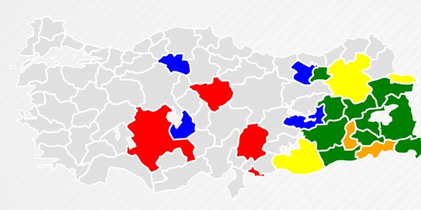 CHP'nin g�rmek istemedi�i hezimet haritas�!