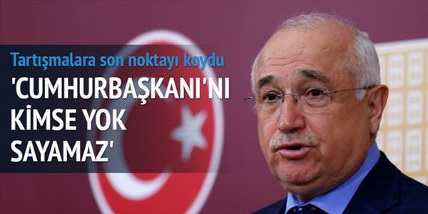 �i�ek: Cumhurba�kan�'n� kimse yok sayamaz