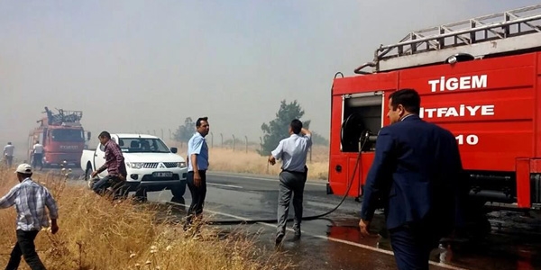 İtfaiye aracı kaza yaptı: 2 yaralı