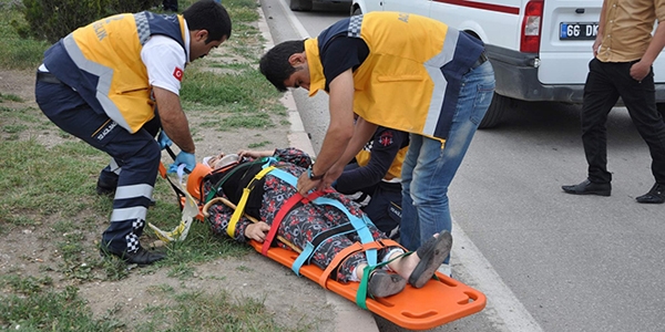 Yozgat'ta trafik kazası: 4 yaralı