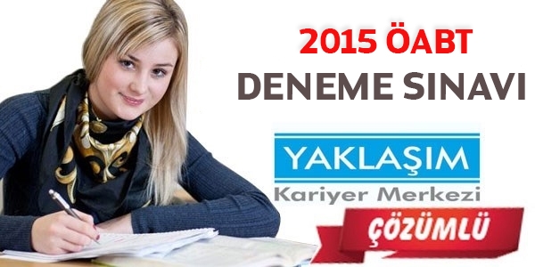 2015 ÖABT deneme sınavı