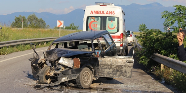 Sakarya'da trafik kazası: 8 yaralı