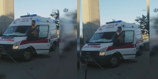 Ambulans ofrnden anonsla Babalar Gn kutlamas