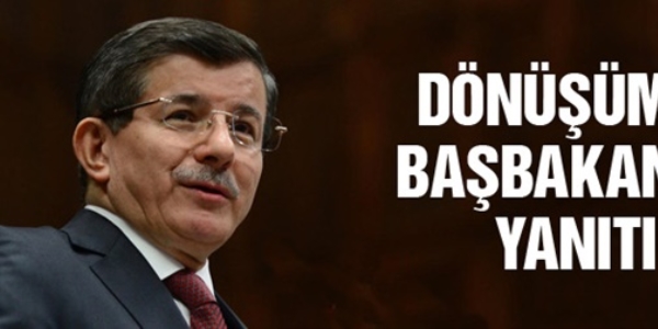 Davutoğlu'dan 'dönüşümlü başbakanlık' cevabı
