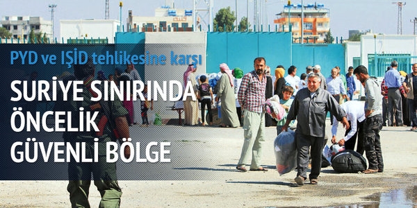 Suriye sınırında öncelik güvenli bölge