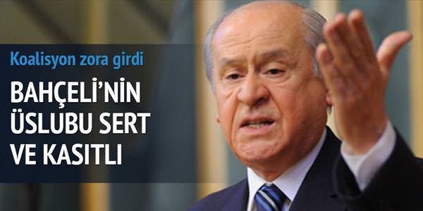 Bahçeli, koalisyon seçeneklerine kapıyı kapattı
