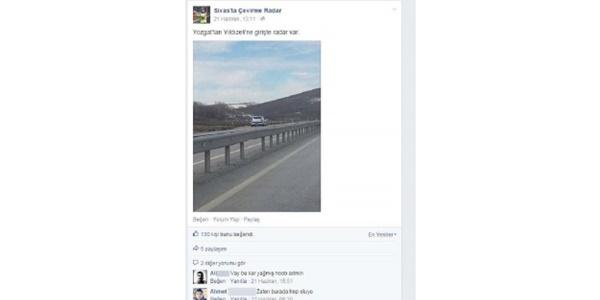 Radar uyarıları için sosyal medyada sayfa açtılar!