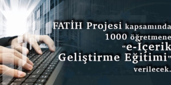 E-İçerik geliştirme eğitimi