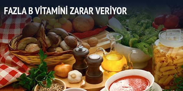 Fazla B vitamini yüze zarar veriyor