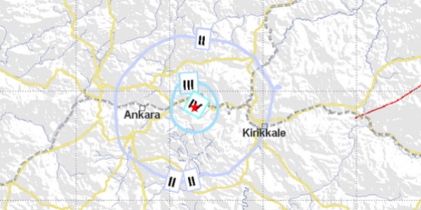 Ankara'da 3.3 şiddetinde deprem oldu