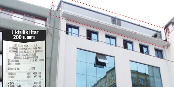 Kaçak Oda'nın restoranı para basıyor