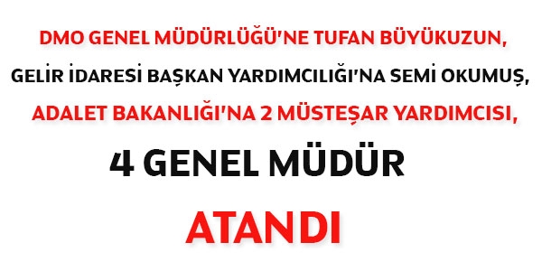Bakanlıklara ait atama kararları