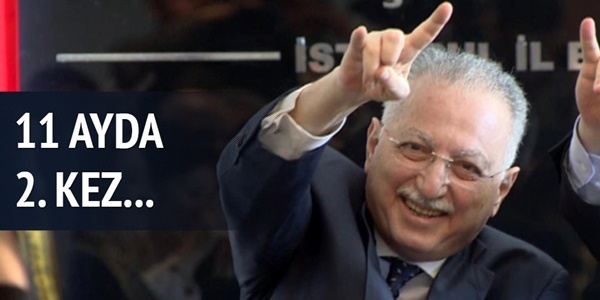 İhsanoğlu, 11 ayda iki seçim kaybetti