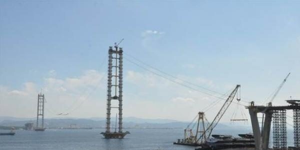 Körfez Köprüsü'nde en büyük tabiye pazar günü yerleştirilecek
