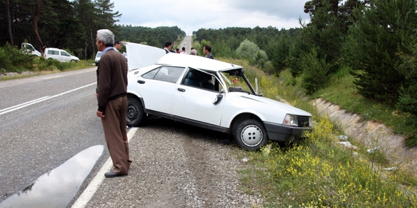 Kastamonu'da trafik kazası: 1 ölü, 6 yaralı