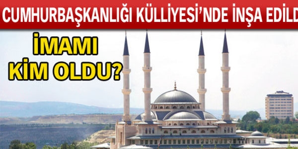 Dünya 2.'si imam Külliye'nin Camisi'ne atandı