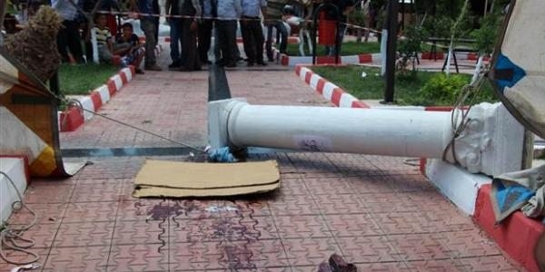 Pazar yerinde akıl almaz ölüm