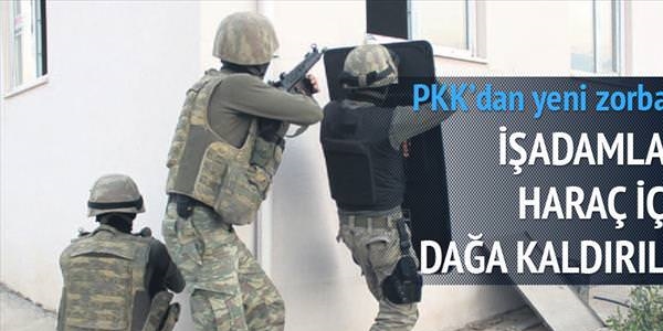 Haraç almak için dağa götürmüşler