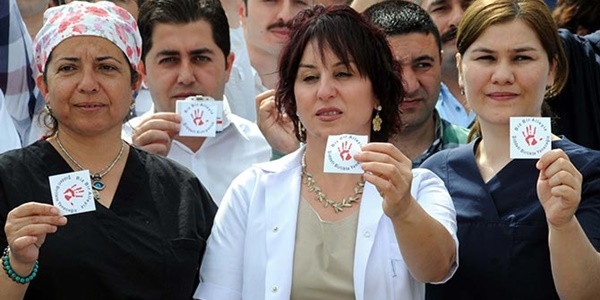 Sağlıkta şiddete tepki eylemi