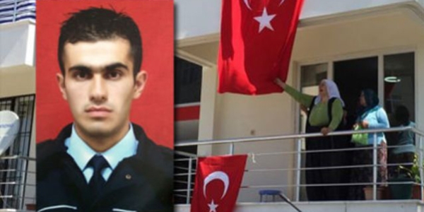 Şehit polis memuru toprağa verildi