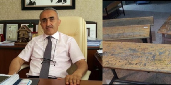 Ders sıralarını temizleten okul müdürlerine 'başarı belgesi' ödülü