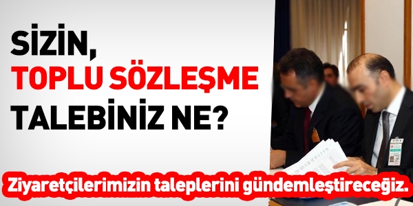 Sizin toplu szleme talebiniz nedir?