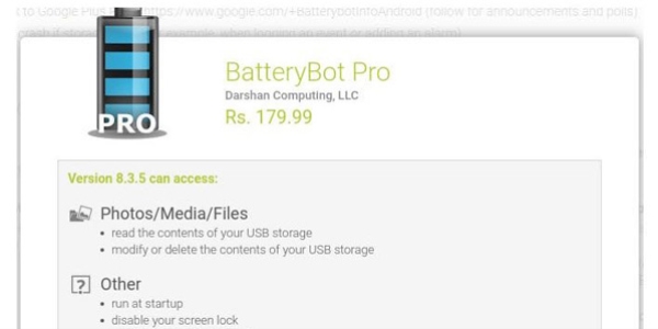 Google Play'de Battery Bot Pro tehlikesi
