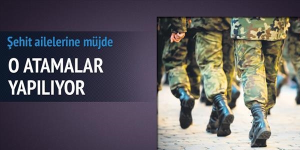 Şehit yakınlarından 850 kişi atanacak