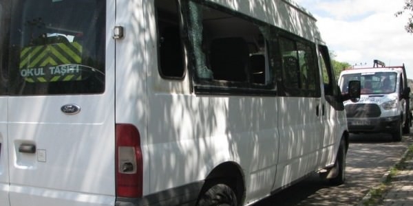 Ardahan'daki minibüsü PKK'lılar taramış