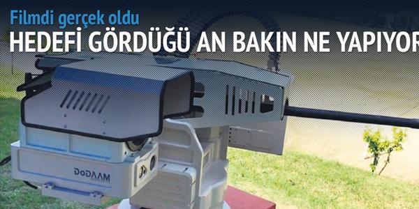 Hedefi gördüğü an önce uyarıyor sonra vuruyor