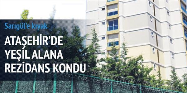 Yeşil alana rezidans iddiası