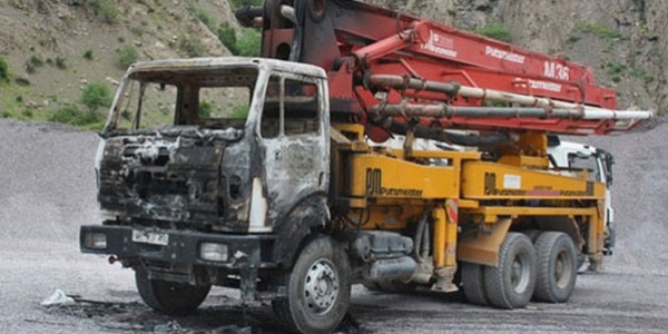Siirt'te baraj inşaatında patlama