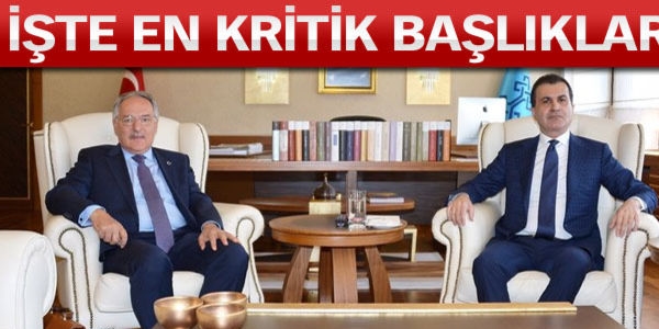 AK Parti-CHP görüşmesinin kritik başlıkarı