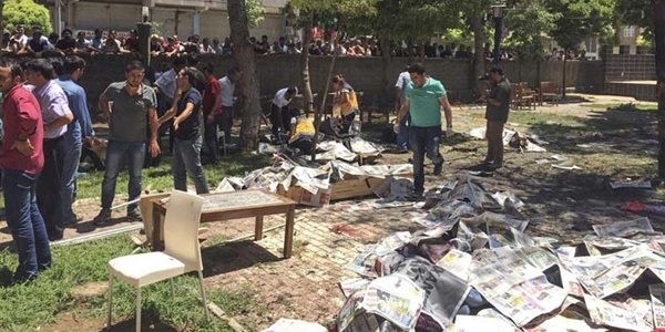 Bombacı bahçeye saldırıdan hemen önce gelmiş