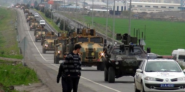 Diyarbakr'dan askeri sevkiyat