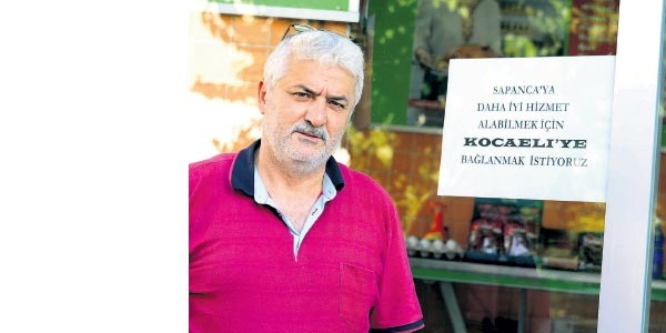 Sapanca, Kocaeli'ne bağlanmak istiyor!