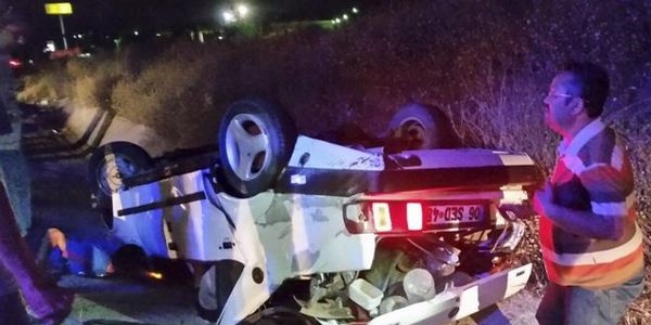 Gölbaşı'nda otomobil TIR'a çarptı: 5 ölü