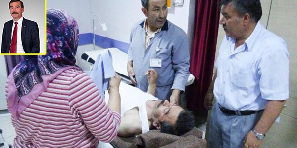 MHP'li başkan kazada yaralandı